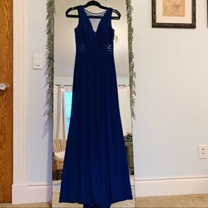 Royal Blue Long Prom/Homecoming/bridal party dress
